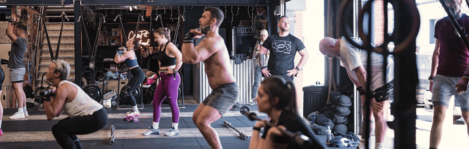Small Group Personal Training class at CrossFit Blackpool